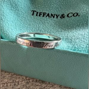 Tiffany’s I Love You ring